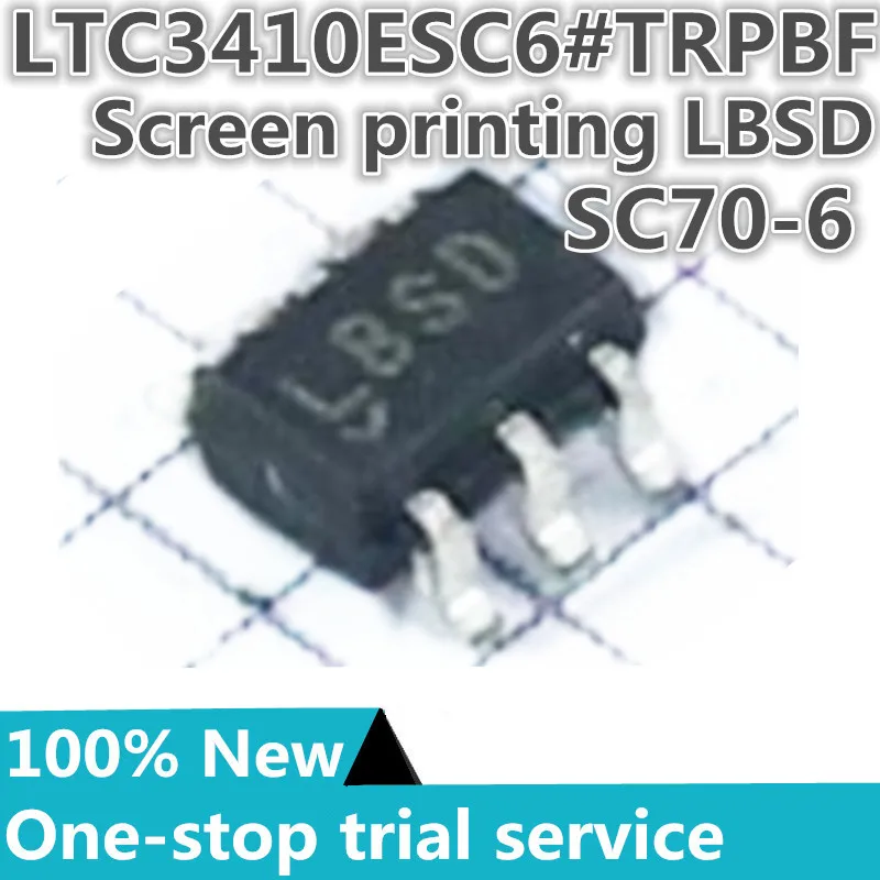 

2-100pcs %New original LTC3410ESC6#PBF LTC3410ESC6#TRPBF Silk screen LBSD SC70-6 DC-DC power chip step-down