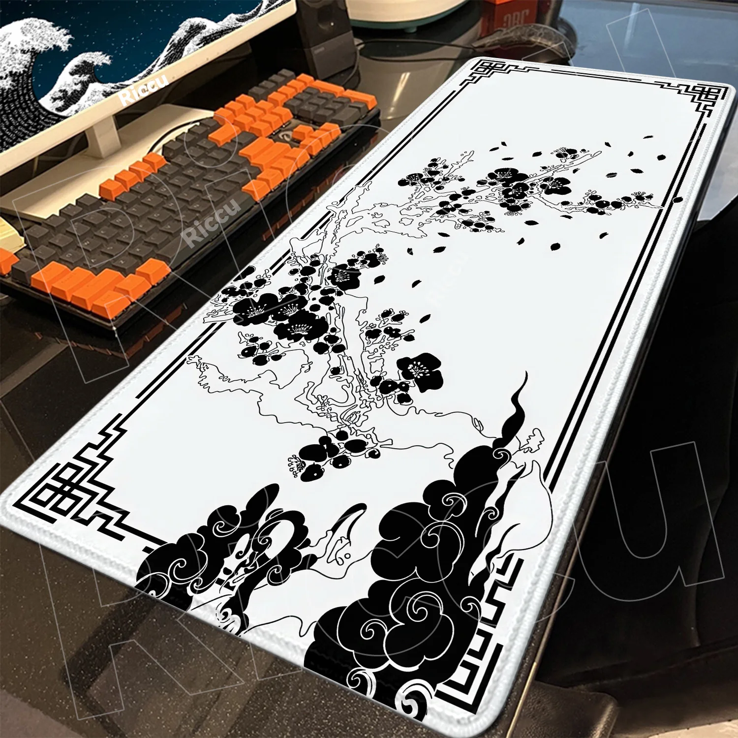 Japan Cherry Blossom Mouse Pad XXL Laptops Gaming Deskmat Sakura PC Mousepad Anime Office Carpet Gamer Keyboard Computer Desks