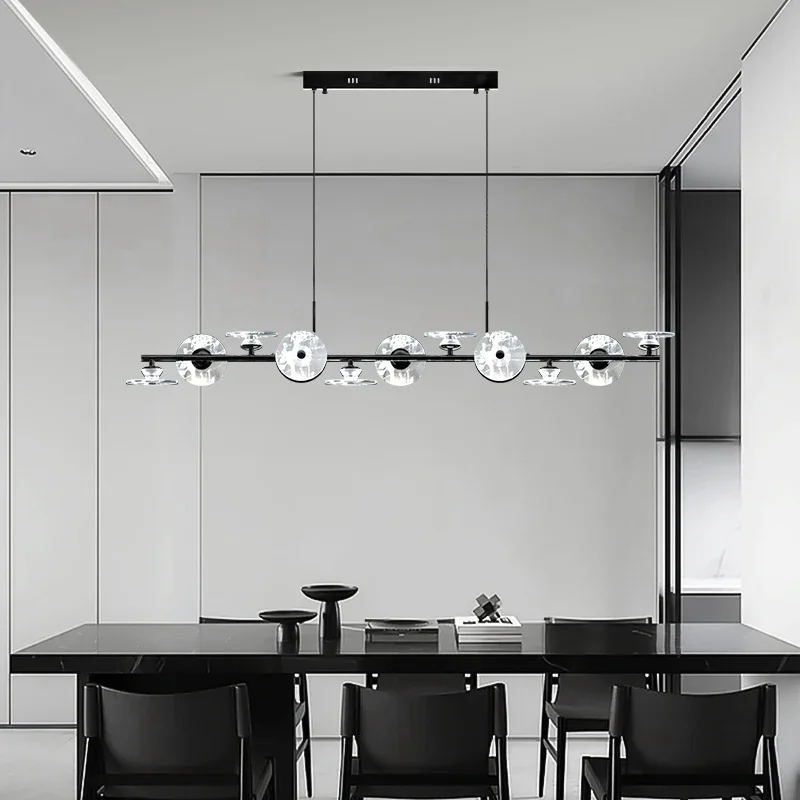 

Modern Long Strip LED Pendant Light for Living Dining Room Food Tables Kitchen Designer Chandelier Home Decor Light Fixture