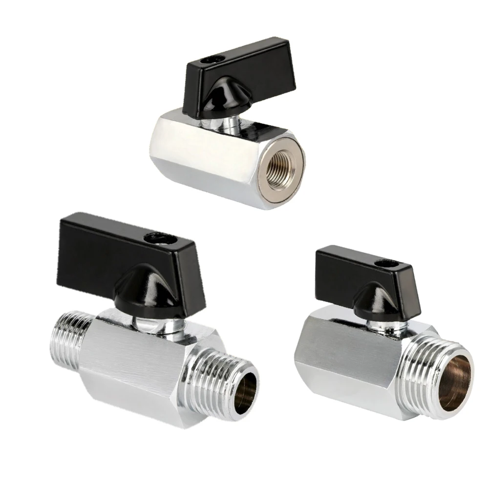 1/4 Inch Ball Valve Air Compressor Valve Easy To Maintain Not Limited By Installation Direction Regulate Air, Oil, Water