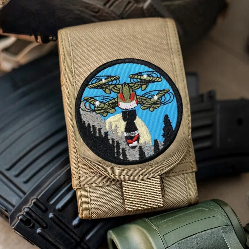 Ukraine Army of Drones Embroidered Patches for Clothing  FOX SNIPER PVC Tactical Badge Howitzer M777 Military Backpack Sticker