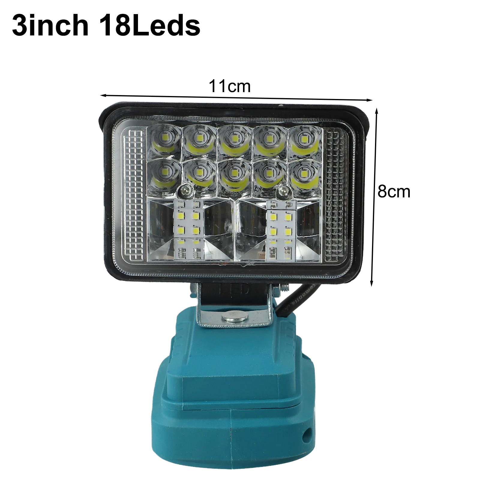 Ręczna latarka akumulatorowa 18 V Reflektor samochodowy LED Światło robocze Reflektor typu C USB