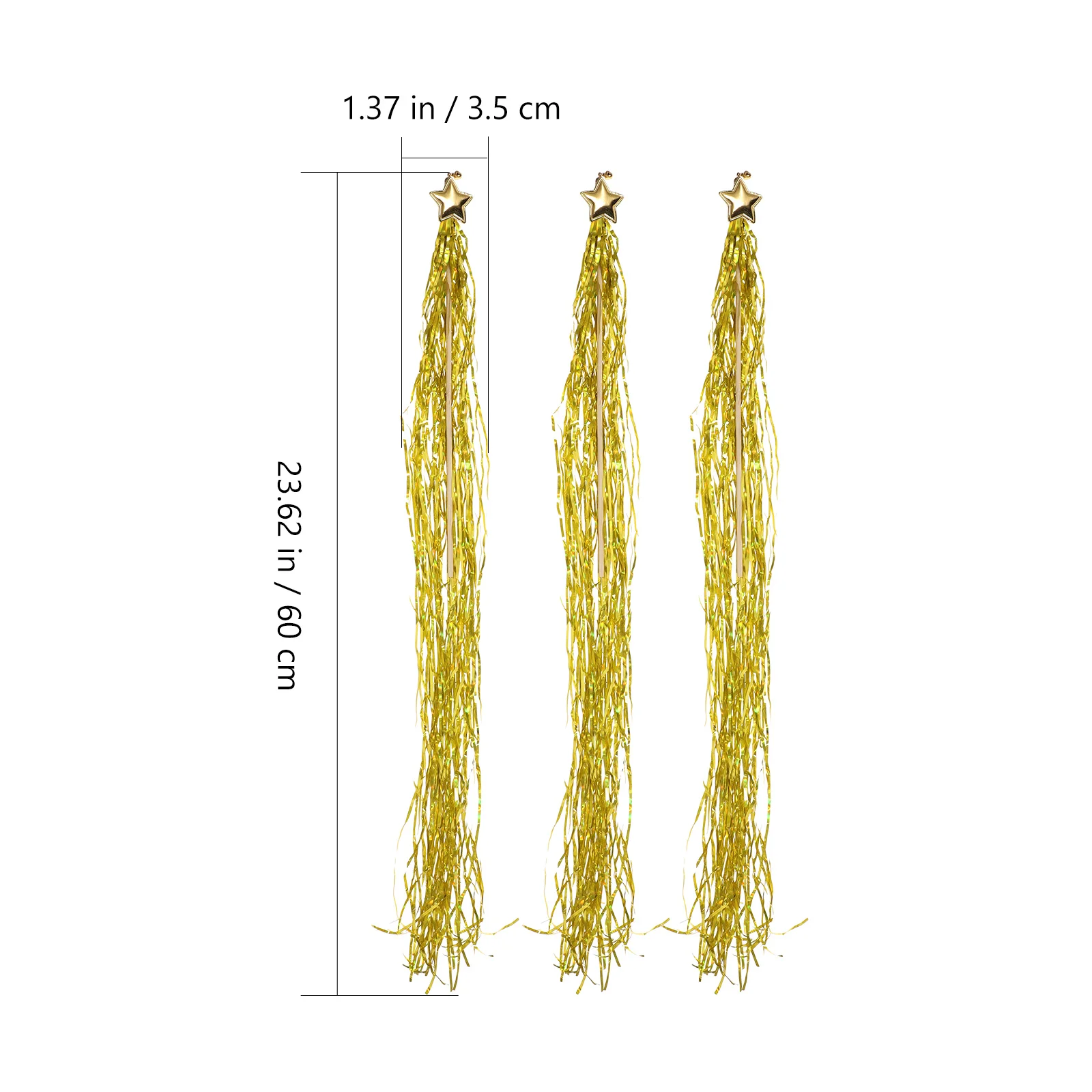 10 個のスターフェアリーワンドコスチューム小道具星形フェアリースティック子供用パーティーの記念品誕生日ハロウィンクリスマスコスプレ