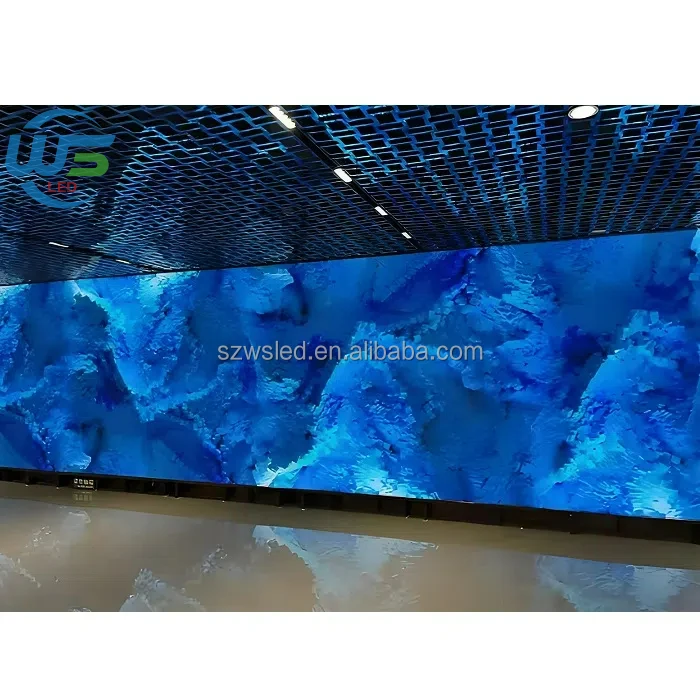 Indoor Seamless Never Black Mint LED Wall Display P1.86 Pixel Pitch 5000cd/m Brightness Modular LED Screen 100,000 3-Year