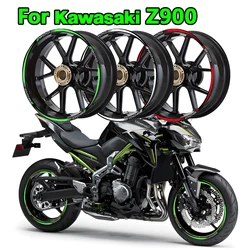 For Kawasaki Z900 z 900 Motorcycle Wheel Rim Stickers Reflective Hub Stripe Tape Decals Motor Cycle Accessories Waterproof