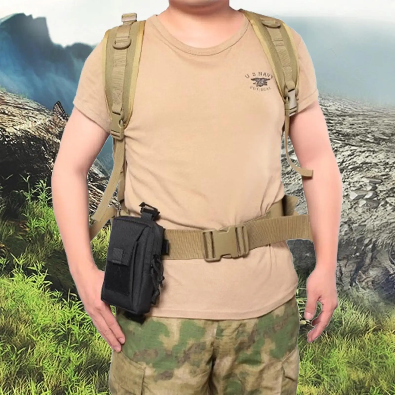 

Сумки на плечевой ремень для мелочей для рюкзака, аксессуары, ключ, фонарик, чехол для телефона, аксессуары для походов и охоты, поясные сумки