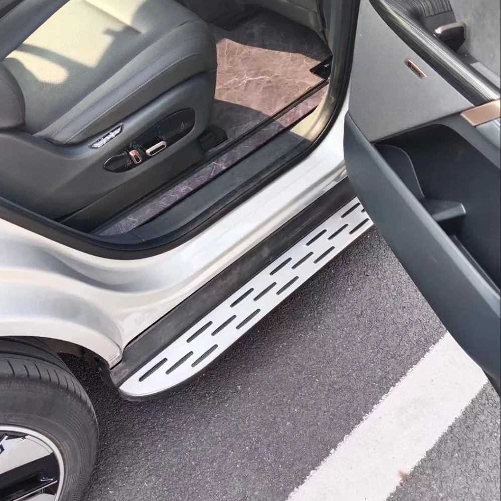 2 قطعة تناسب لكزس NX 2022-2025 دواسة تشغيل مجلس الجانب خطوة Nerf بار الألومنيوم اكسسوارات السيارات (مع الأقواس)