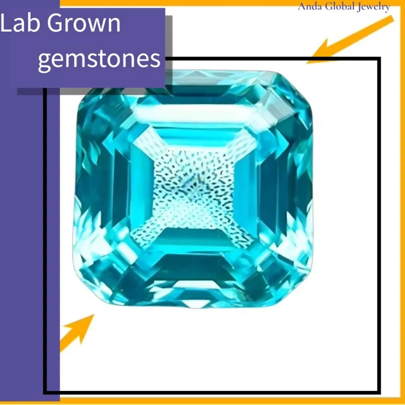 

Lab Grown Paraiba Charm Gemstone for DIY Advanced Jewelry Making Inlay Ring Necklace Bracelet AGL Certificate Daily Matching