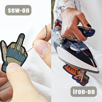 8 best sales naklejki na żelazko z motywem zespołu rockowego - №7