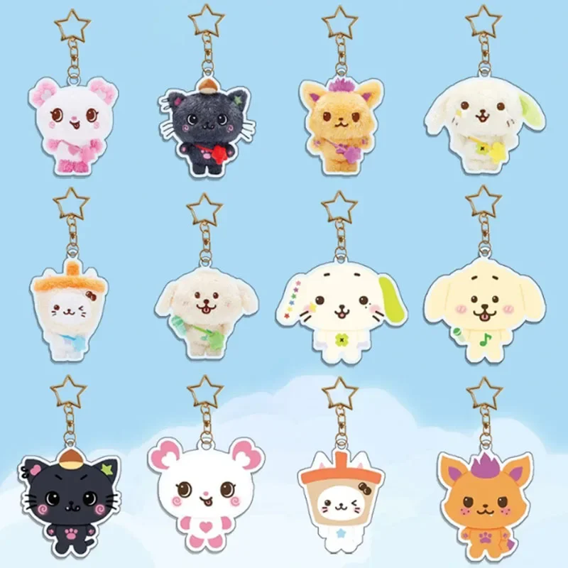 Kpop NCT Wish Yushi RIKU RYO SION SAKUYA JAEHEE Acrylic Keychain Pendant Cartoon Keyring Bag Accessories Fans Gifts