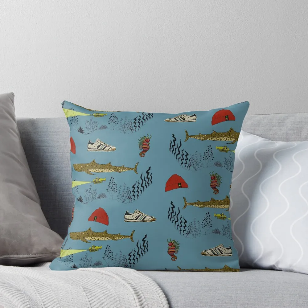 

Team Zissou - The Life Aquatic pattern Throw Pillow Custom Cushion Photo luxury covers Cushions For Sofa pillow