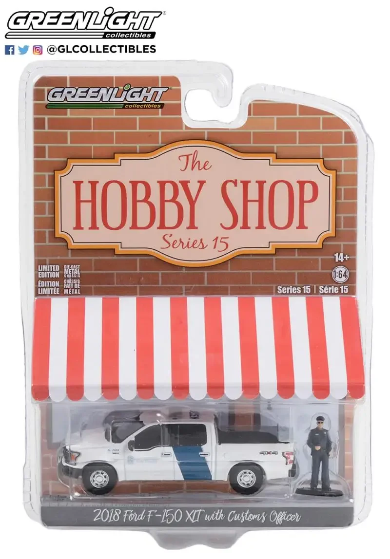 

GreenLight 1/64 2018, Ford F-150 XLT, коллекционное издание, металлическая литая под давлением модель гоночного автомобиля, детские игрушки, подарок