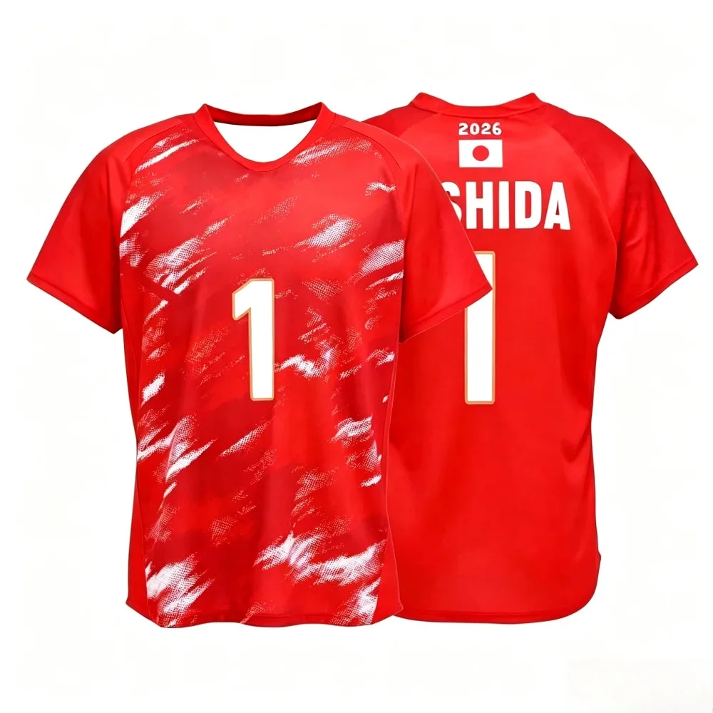 Men Abstract Texture T‑Shirt Double‑Sided Print V‑Neck Short‑Sleeve Breathable Athletic Volleyball Training Casual Sports Tops