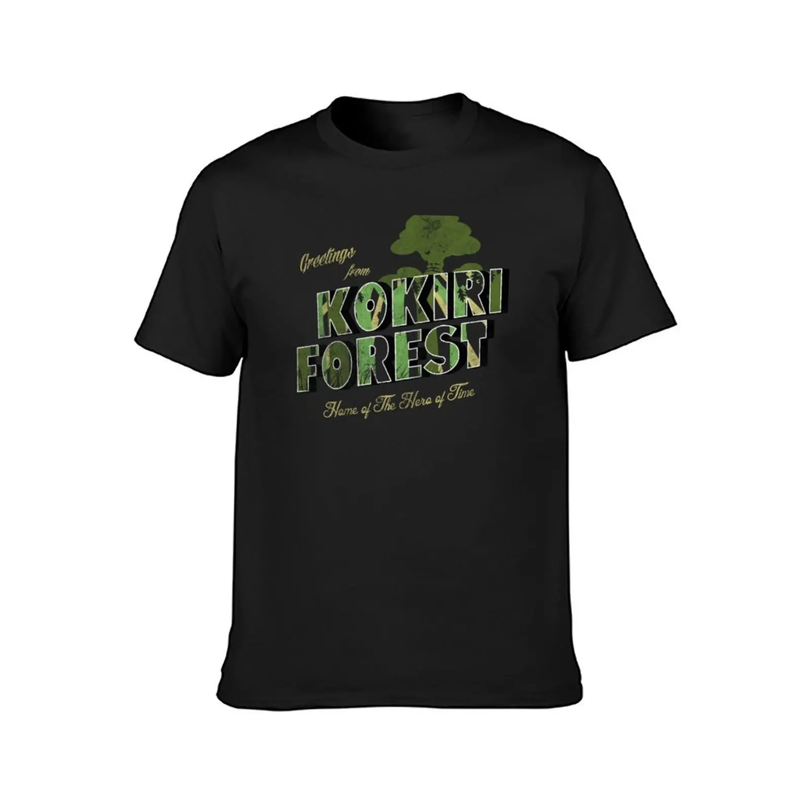 Greetings from Kokiri Forest T-Shirt boys whites blacks cute tops customs mens big and tall t shirts