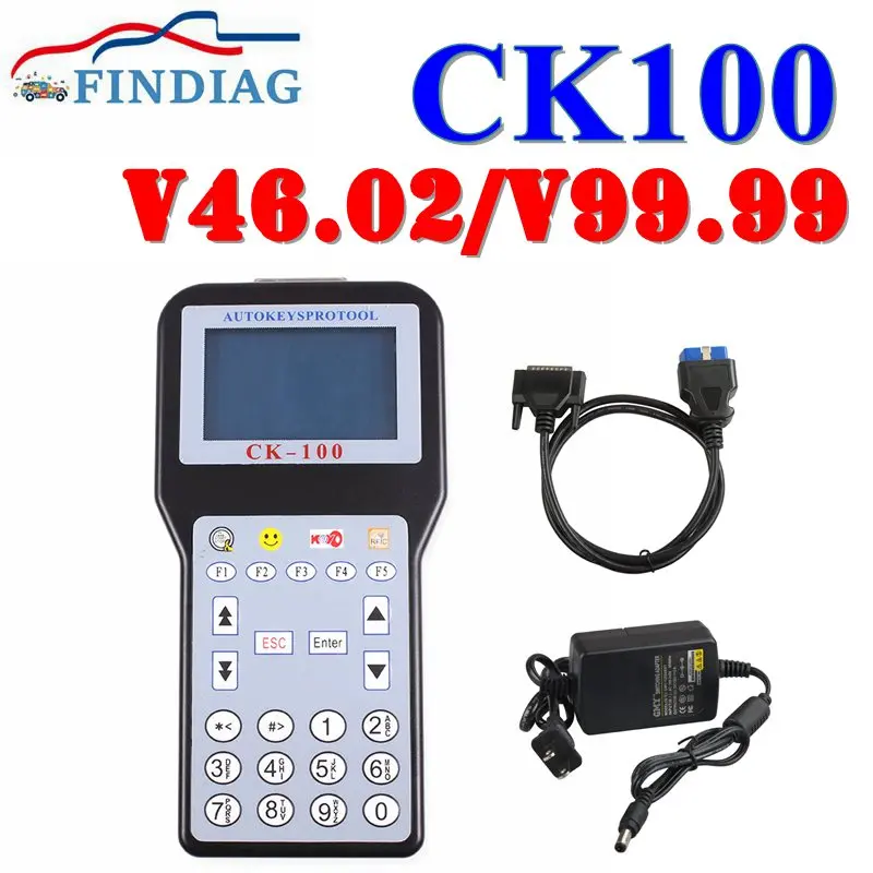 CK100 V46.02 V99.99 CK-100 Auto Key Programmer with 1024 Tokens Support Multi-language Transponder Update Of SBB Car Key Maker