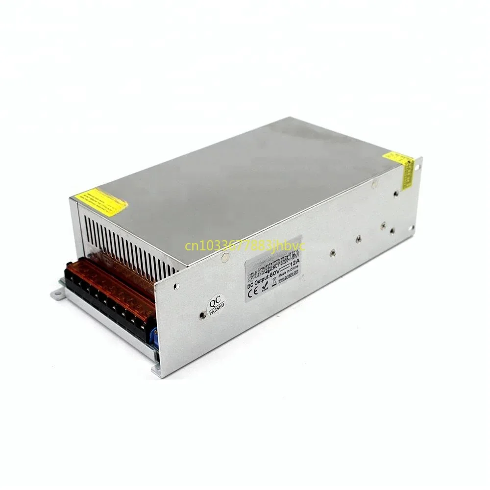 DC Power Supply 60V 12A 720w Led Driver Transformer 220V AC to DC60V  Adapter SMPS for strip lamp Industry