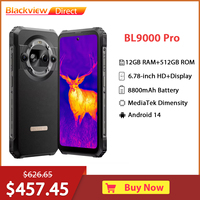 [World Premiere] Blackview BL9000 PRO 5G Rugged Phone 6.78'' FHD 12GB RAM 512GB Thermal Imaging Camera FLIR 8800mAh Android 14