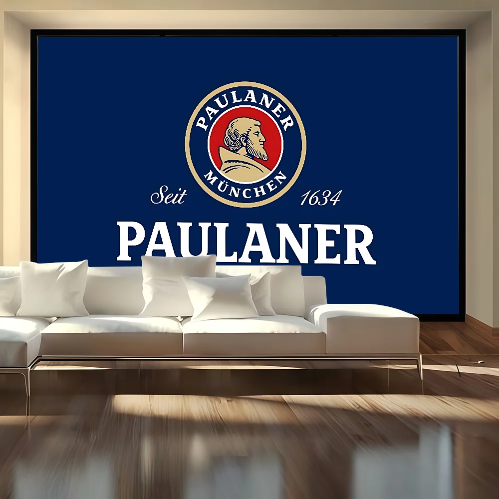 الألمانية البيرة P-Paulaners خلفية الصبي الأطفال حفلة عيد ميلاد الديكور راية الكرتون التصوير خلفية ملصق