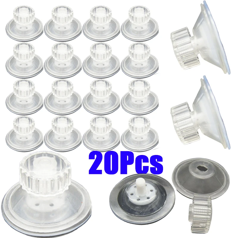 

20Pcs/Pack High Grip Awning Suction Cup Fixing Pads For Motorhome Organiser Cloth Rack Hook Camping 45mm Caravan Accessories