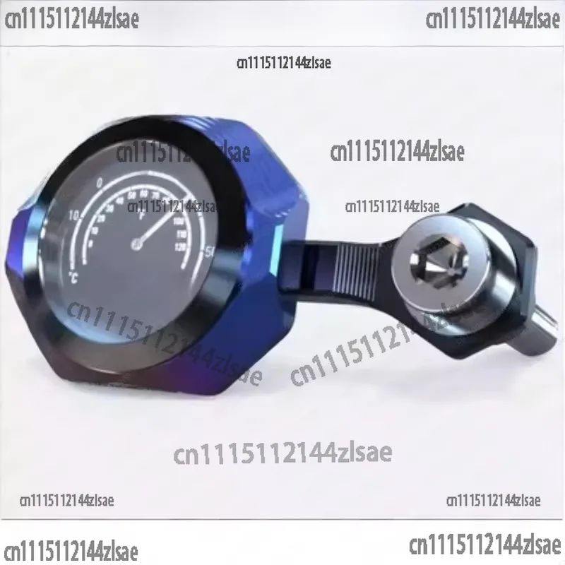 1pcs Motorcycle Watch Clock Thermometer 8-10MM Rearview Mirror Thermometer Mount Temp Gauges for Motorcycle