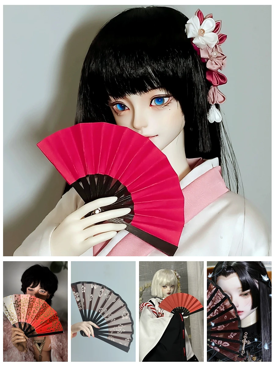 Doll accessories Articulated  Blythe 6CM 8CM 10CM 1/6 1/4 1/3 70cm msd yosd sd bjd doll fan for girls boys  female male