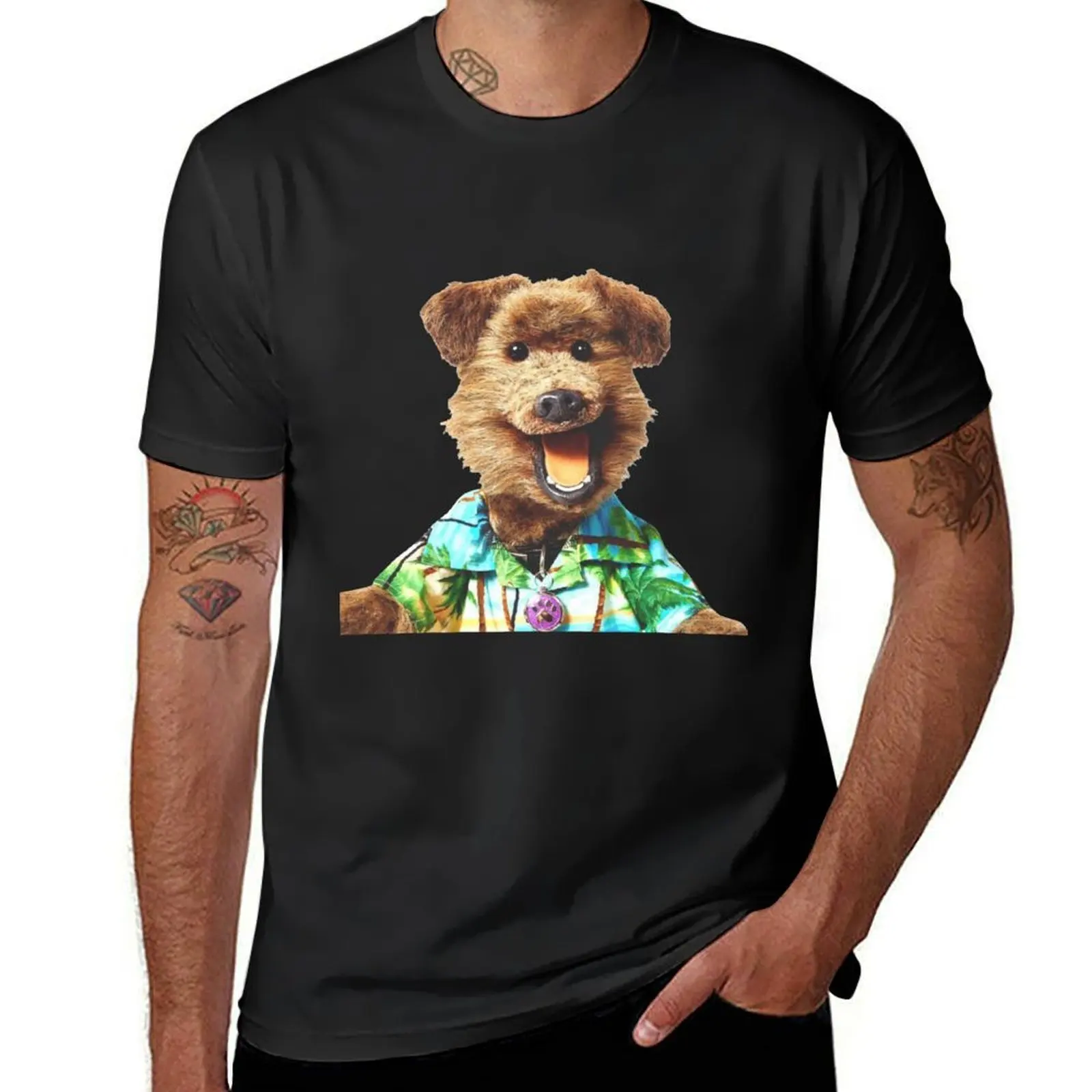 Hacker T Dog T-Shirt customs animal prinfor boys mens vintage t shirts