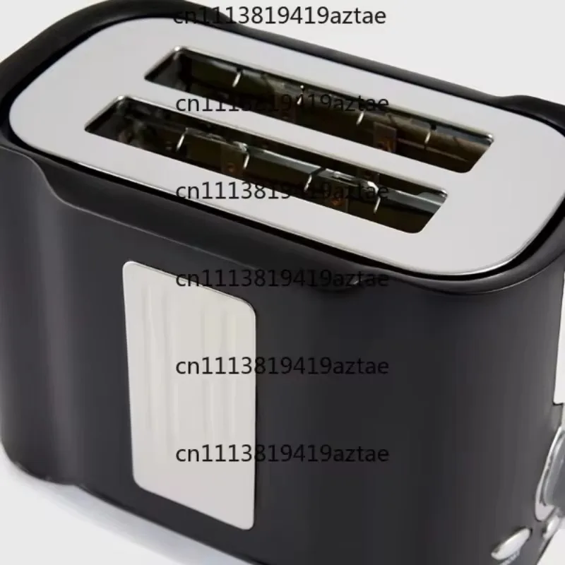 2-slice toaster with fast heating and large capacity toasting trough for any size bread, easy to clean