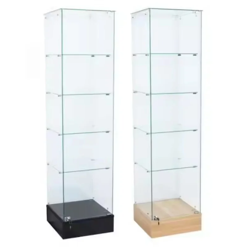 Custom. FRAMELESS GLASS SHOWCASE TOWER