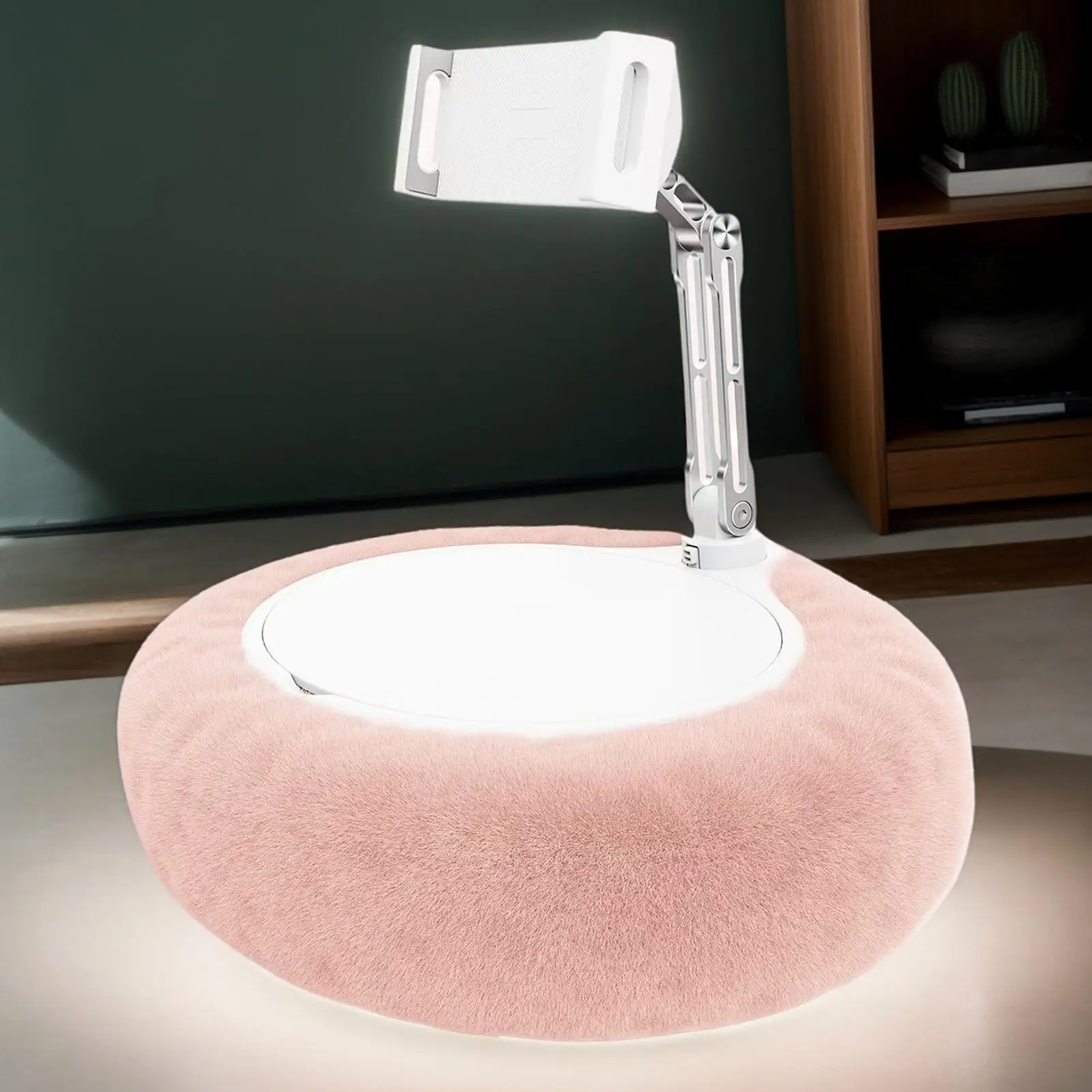 タブレット枕ホルダーラップ携帯電話クレードルソファデスクトップ携帯電話マウントドレッシングテーブルデスク回転可能なタブレット