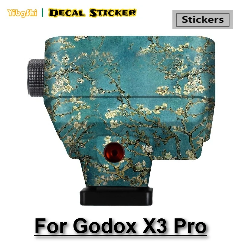 

Для Godox X3 Pro беспроводная наклейка на триггер вспышки, наклейка на кожу, виниловая пленка, защитная пленка от царапин, X3-Pro X3Pro