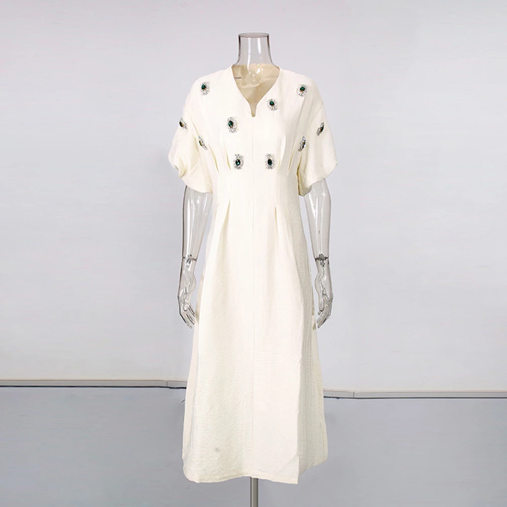 غير متناظرة أنيقة عارضة الماس الخامس الرقبة بلا أكمام قميص بالإضافة إلى حجم اللباس-GZXXX380 #6