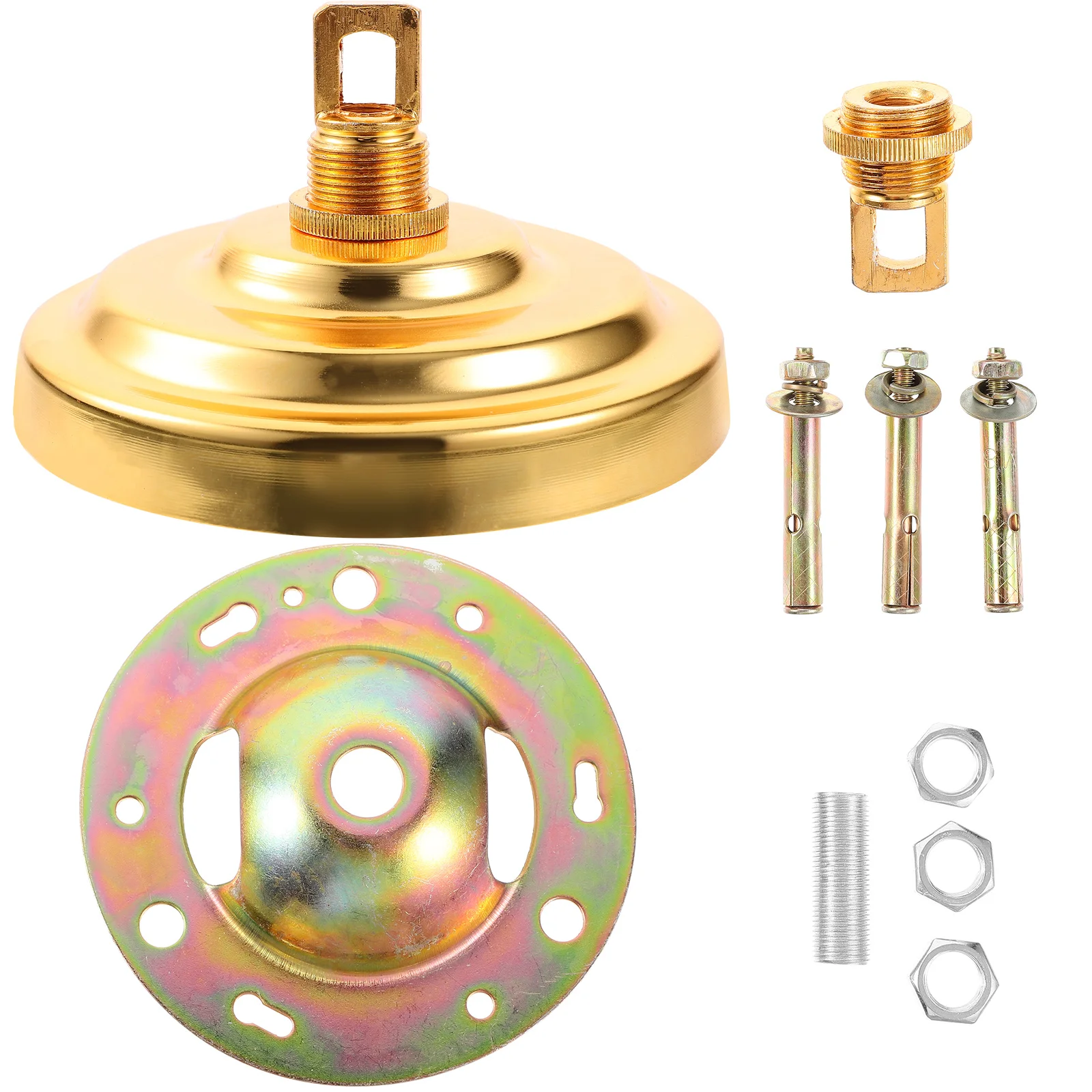 Ceiling Lights Pendant Ring Base Canopy Cover Fixture Parts Mounting Plate Golden