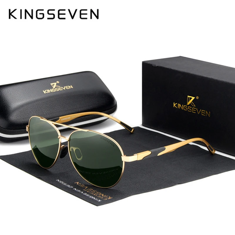 KINGSEVEN fashion trend men's sunglasses, combining classic retro and minimalist design, comfortable to wear, allowing you to co
