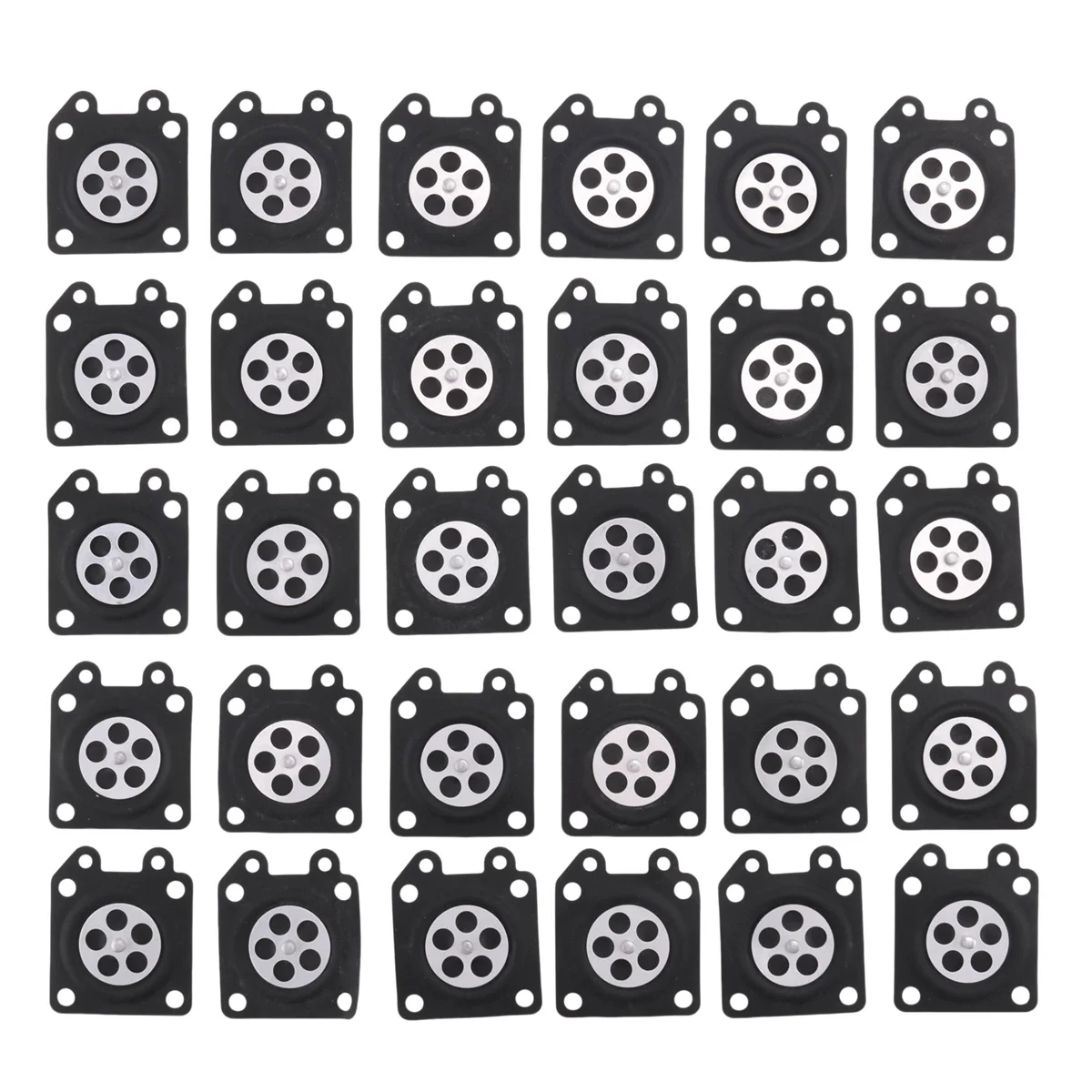 

X07A 30Pcs Carburetor Parts Chainsaw Carburetor Membrane Pads For Zama Chainsaw Carburetor 2500/3800/4500/5200/5800 Accessories