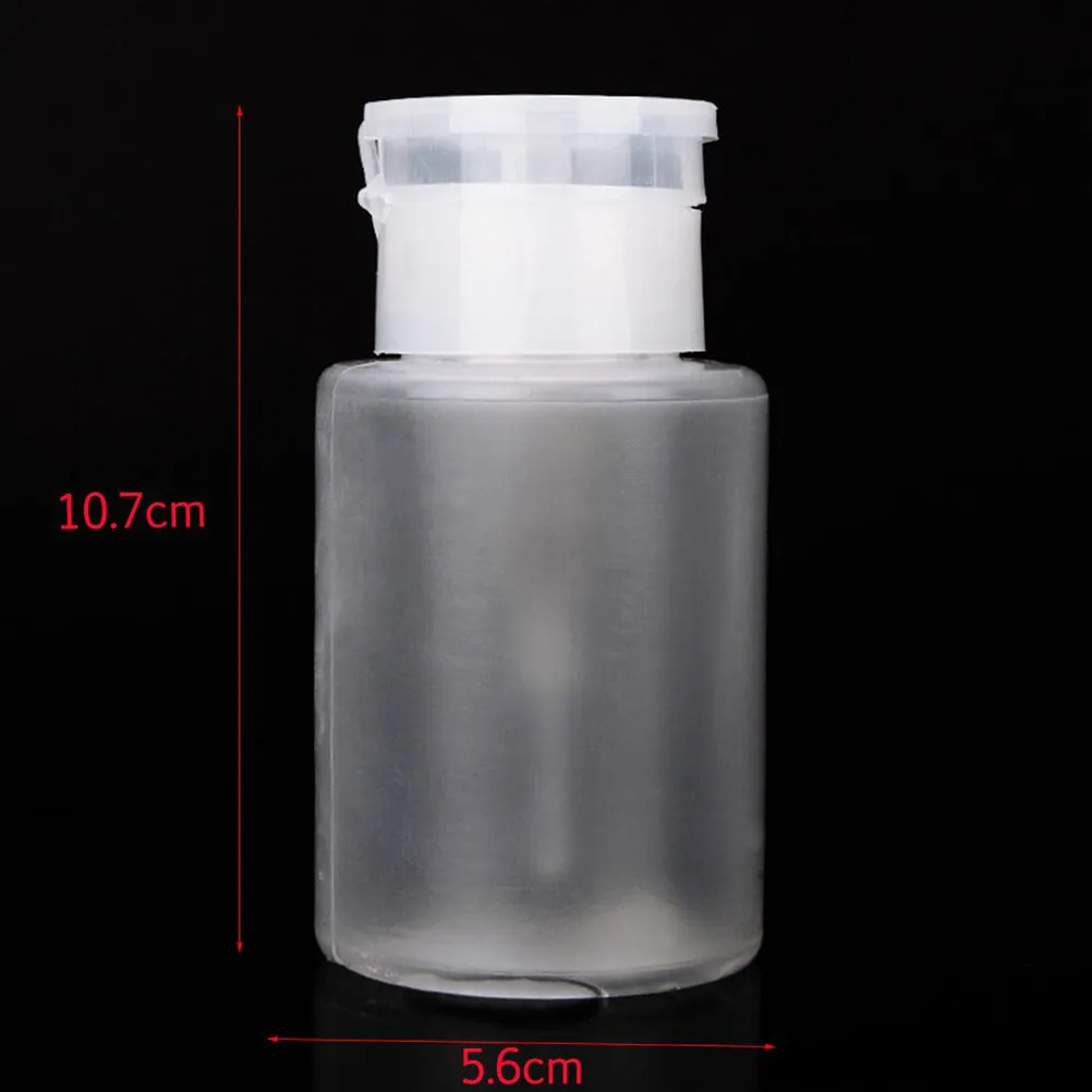 Durable 150ml Nail Polish Remover Bottle Premium Material Safe Convenient Pump Dispenser Manicure Tool Pump Bottle