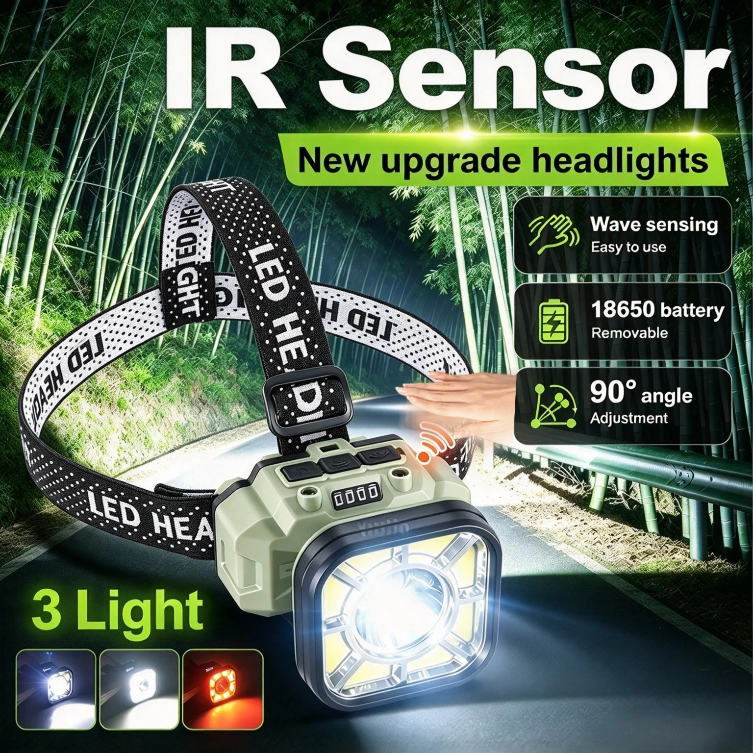 lanterna-de-cabeca-com-sensor-infravermelho-e-led-super-brilhante-recarregavel-com-luz-vermelha-e-branca-a-prova-d'agua-ideal-para-acampamento-caminhadas-pesca-noturna-e-situacoes-de-emergencia
