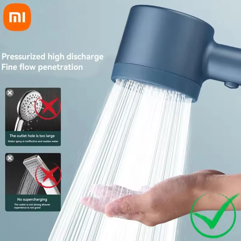 Xiaomi 5-Modus Duschkopf Hochdruck-Duschkopf Tragbarer Filter Regen Wasserhahn Wasserhahn Badezimmer Bad Home Badezimmerzubehör
