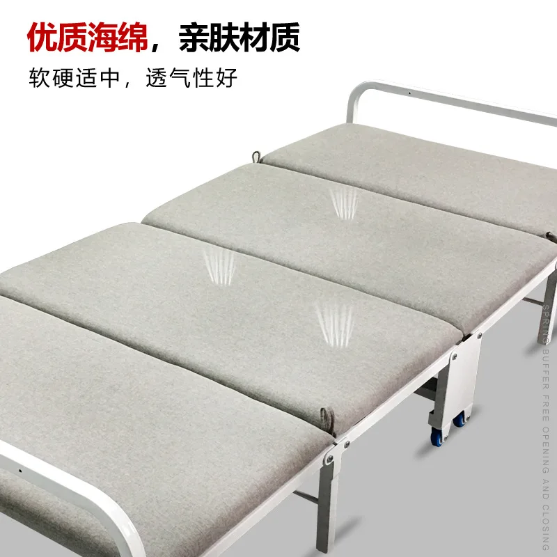 

Lunch break folding bed single home double bed office nap bed multi-function drawer invisible bed hidden bed