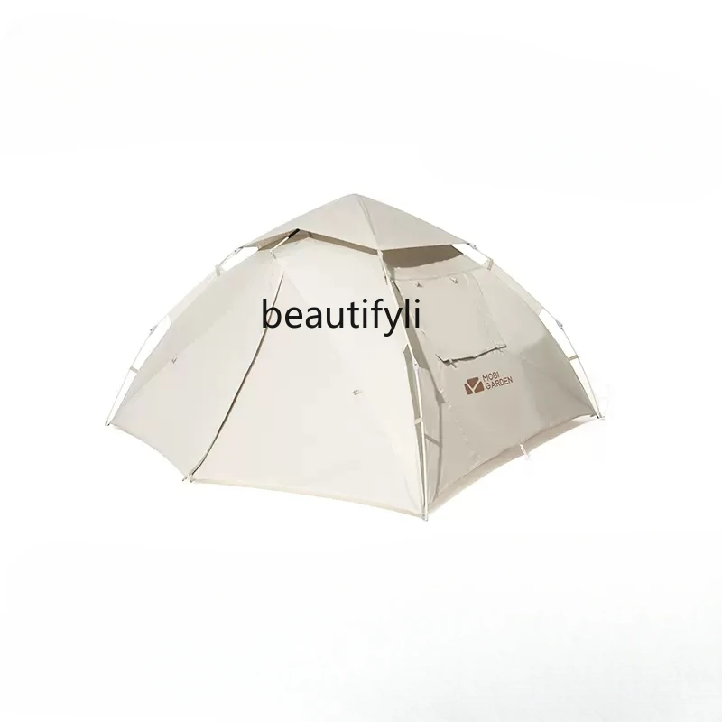 Family Tent Outdoor Camping Exquisite Picnic Portable Foldable Automatic Thickened Rain-Proof Zero-Moving