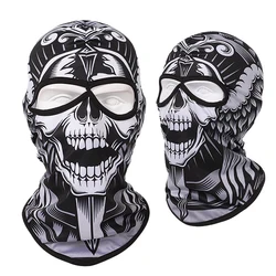 Ski Mask 2 Hole Windproof Balaclava Skull Full Face Mask Men Women Head Neck Warmer Face Cover Motorcycle Cycling Biker Hood Cap