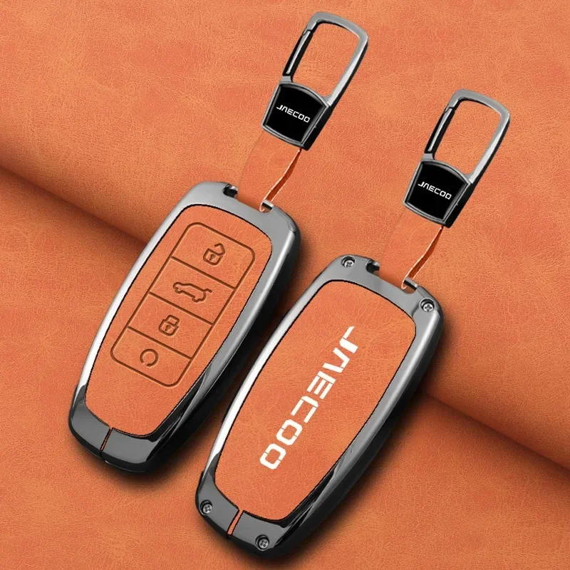 

Zinc Alloy Car Remote Key Case Cover Shell Fob For JAECOO J7 J8 Chery car key cover Ai Ruizhe TIGGo 8PRO OMODA 5 Accessories