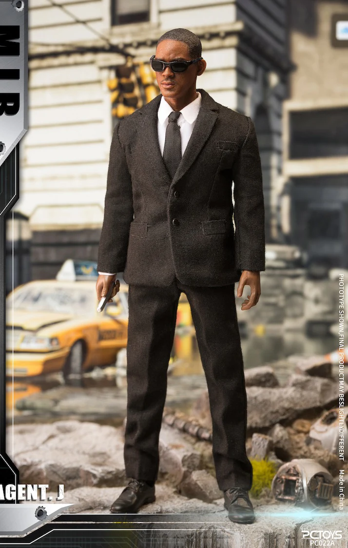 PCTOYS PC022C Anget J & K with Frank Dog Black Suit Man 1/12 Action Figure