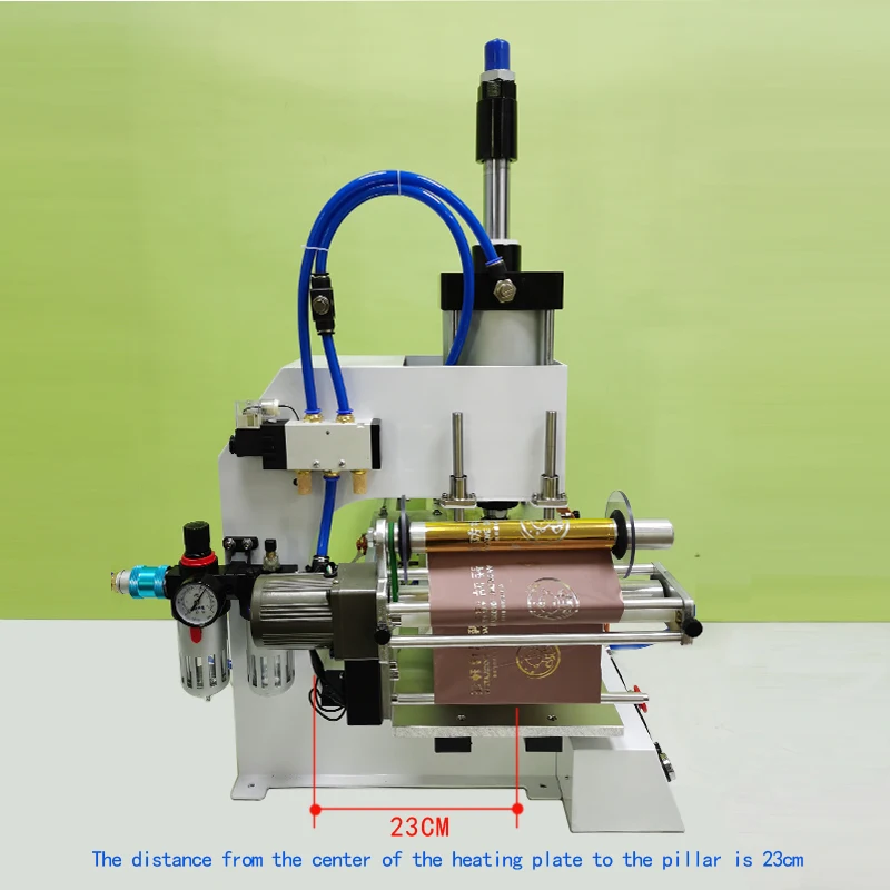 سطح المكتب التلقائي الصحافة الساخنة احباط الجلود آلة ختم البلاستيك عالية السرعة آلة ختم الرقائق الساخنة آلة طباعة الرقائق #6