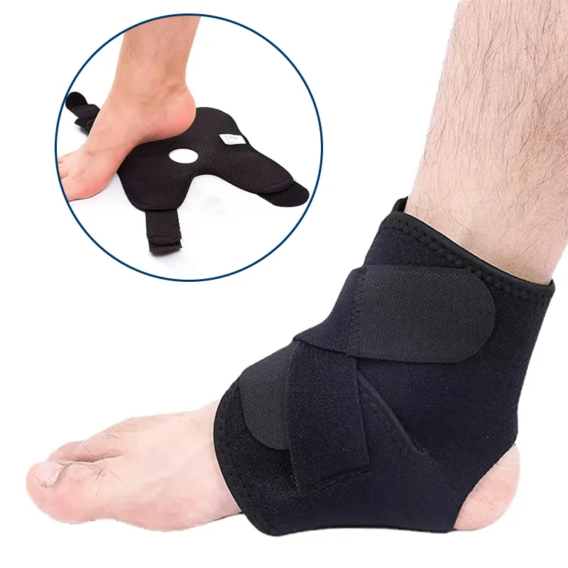 

1pc Adjustable Ankle Brace Breathable & Comfortable Elastic Ankle Support Sleeve Sprain Prevention Guard Band Tendon Support