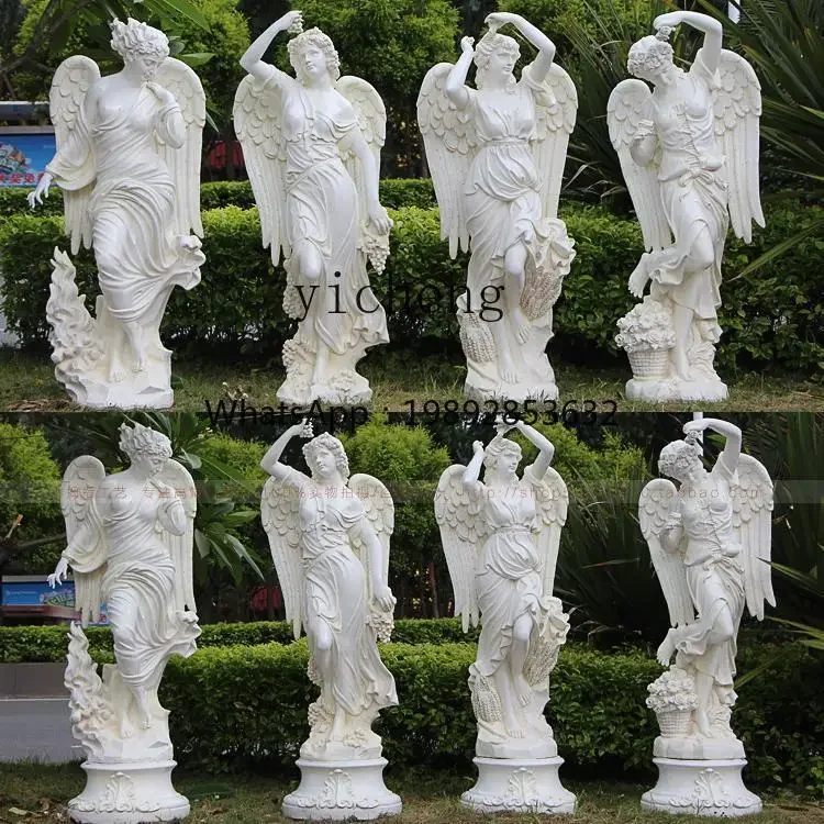 

L14- Modern Fountain stract Art Creative Ornament Character Sculpture Garden Ornament