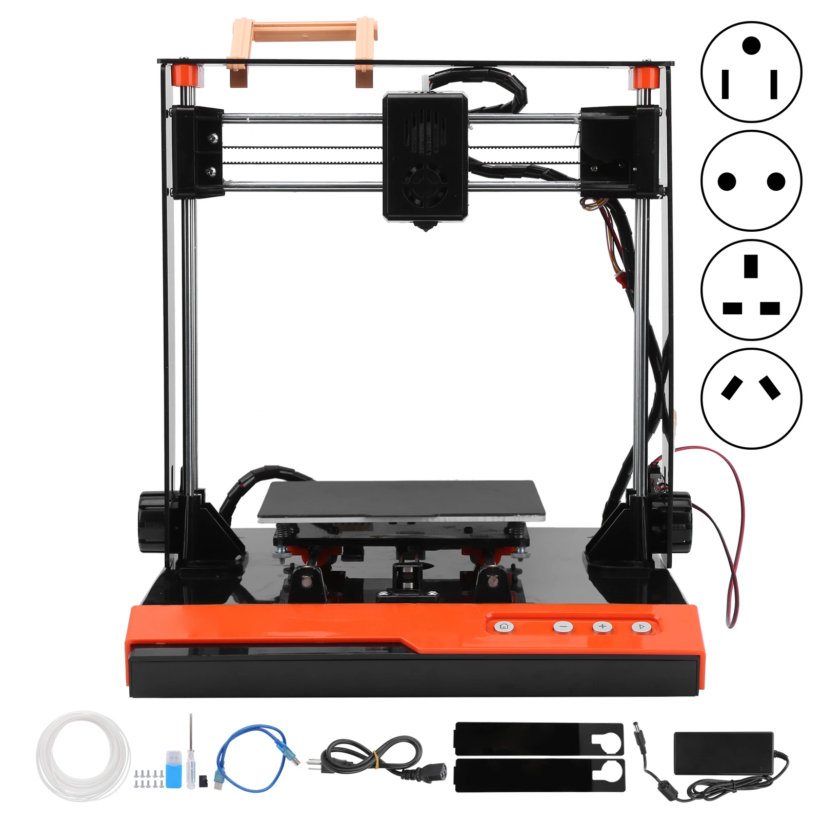 

3D Printer Set Small Portable Home NonProfessional Mute High Accuracy DIY Printing for Home DIY Project Hobby Use Study Workshop