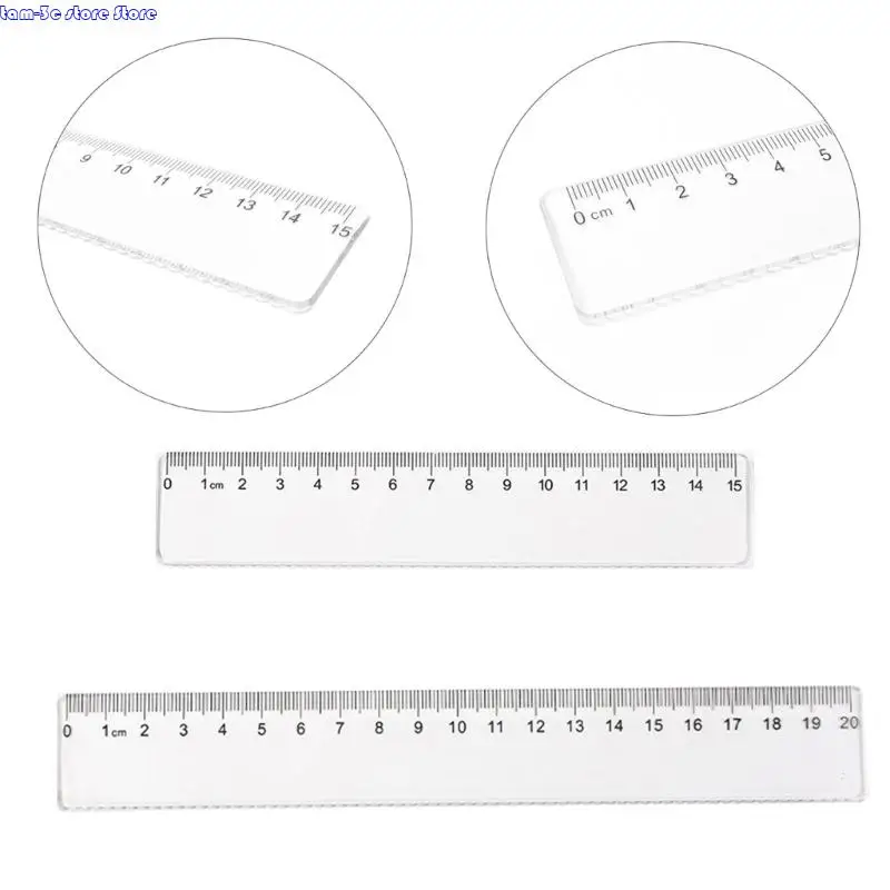 D0UA 5 PCS 15/20cm 초등학교 통치자 직접 통치자 명확한 통치자를 그리기위한 설정