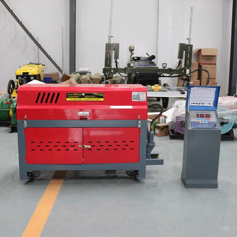 

Hydraulic Straightener Cutter Machines 380V 3Phase Cnc Control Automatic Steel Bar Straightening And Cutting Machine