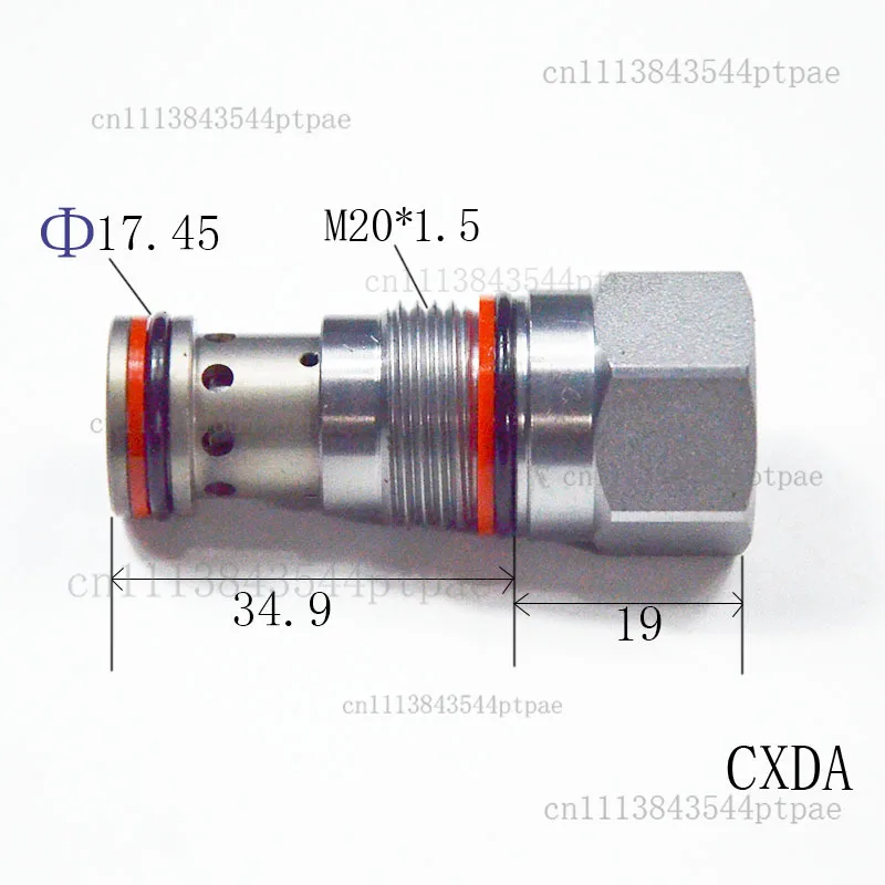 A cxda/cxfa/cxha sun type threaded cartridge pressure holding check valve