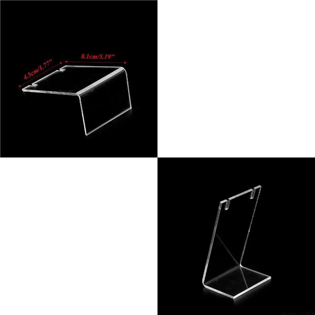 

31BF черный прозрачный держатель для сережек L-образный дисплей для сережек, витрины для ювелирных изделий, маркетинговые для из